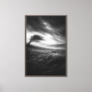 Lienzo Árbol Susurro de la Tormenta