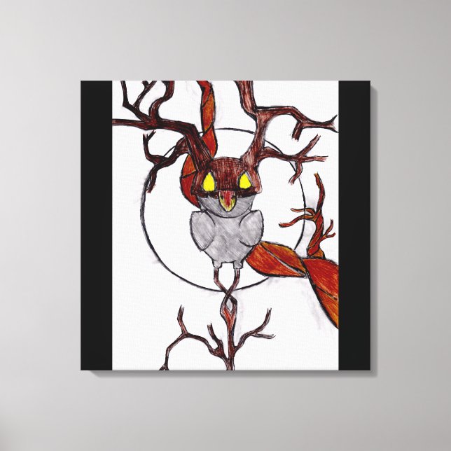 Lienzo árbol vivo (Anverso)