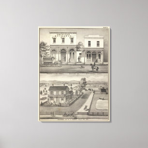 Lienzo Arbolado de los edificios, Yolo