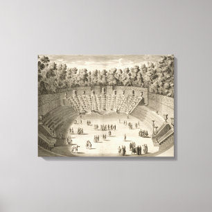 Lienzo Arboleda del Salle du Bal, Versalles, de 'Les P