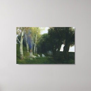 Lienzo Arboleda sagrada, 1886