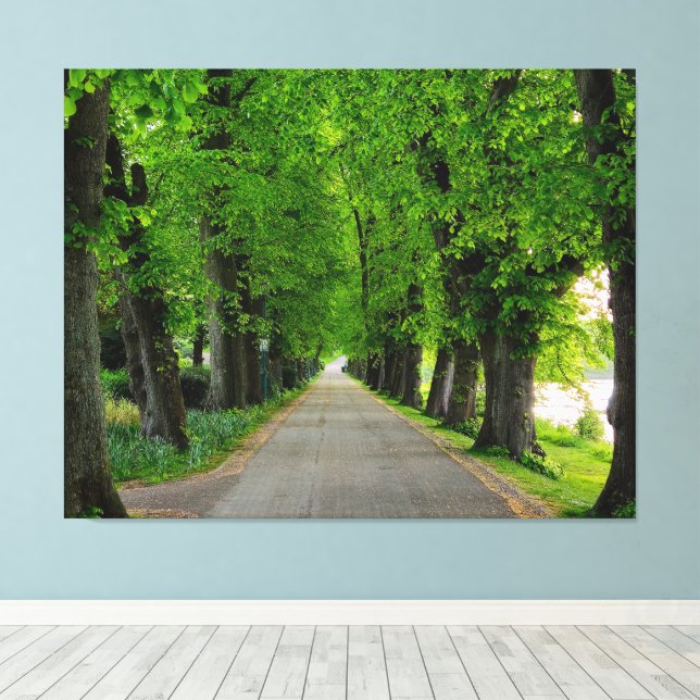 Lienzo Árboles (Insitu (piso de madera))