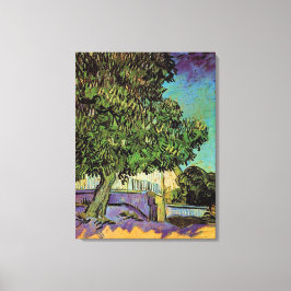 Lienzo Árboles de castaño en flor, Vincent van Gogh.