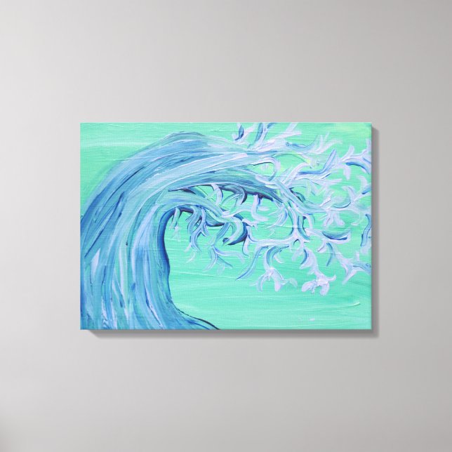 Lienzo Árboles de la vida (Anverso)