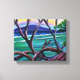 Lienzo Árboles en los mil picos