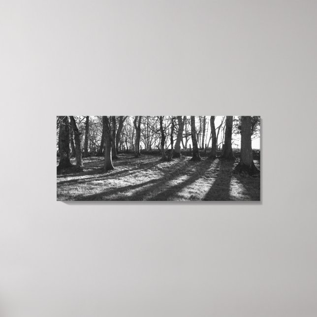 Lienzo Árboles ferroviarios (Anverso)