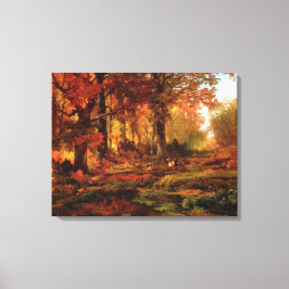 Lienzo Árboles otoñales en Cresheim Glen (Filadelfia)