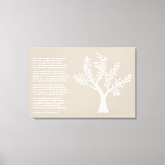 Lienzo Árboles personales - Gris cálido - Árbol poeta