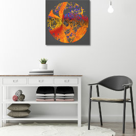 Lienzo Arbre fleuri doré