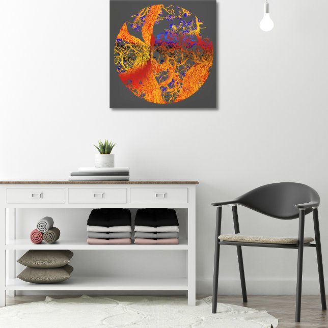 Lienzo Arbre fleuri doré (Subido por el creador)