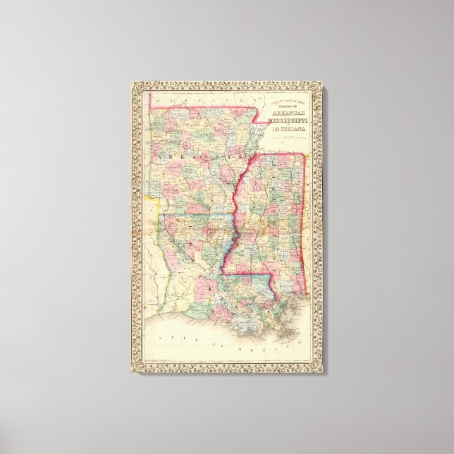 Lienzo Arca, señorita, La Map por Mitchell (Anverso)