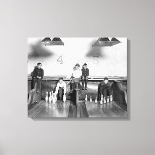 Lienzo Arcade Bowling Alley, 1909