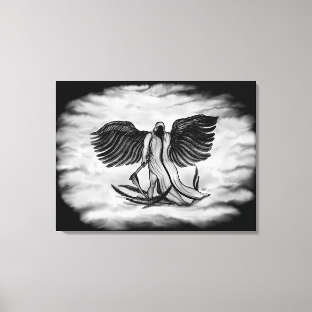 Lienzo Arcángel , Ángel Uriel (Anverso)