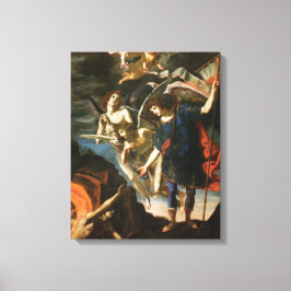 Lienzo Arcángel Michael entrega almas a la cirugía