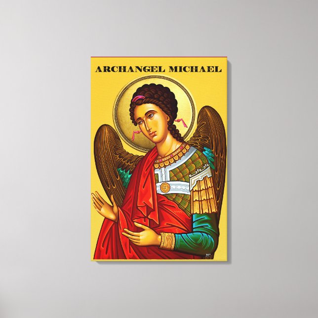 Lienzo Arcángel Miguel (Anverso)