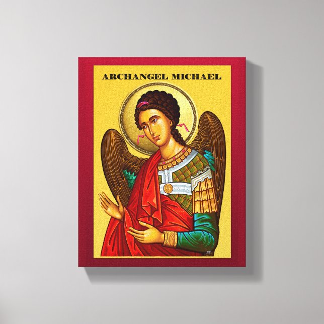 Lienzo Arcángel Miguel (Anverso)