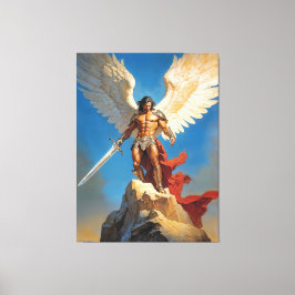 Lienzo Arcángel Miguel Luz de los Siete Cielos