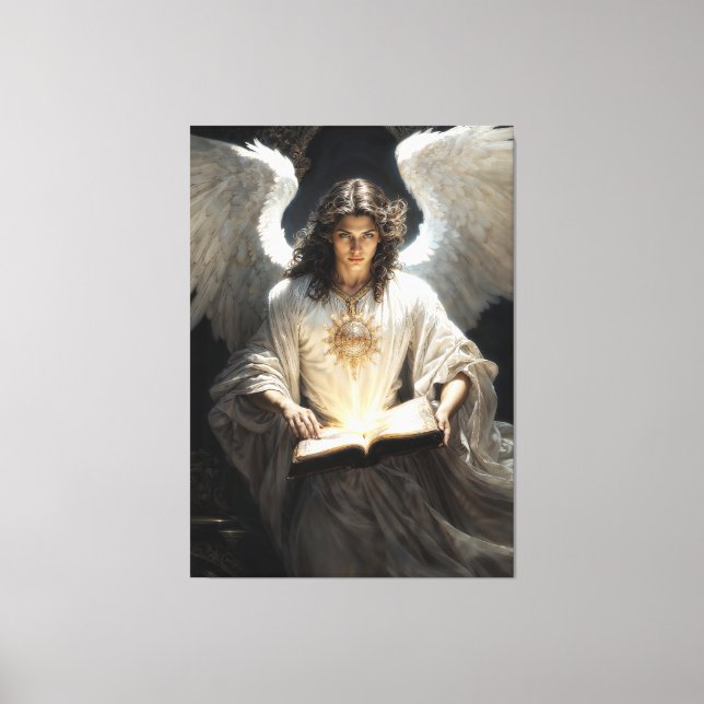 Lienzo Arcángel Uriel (Anverso)