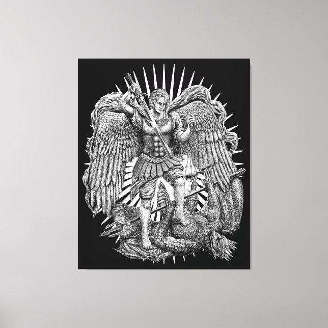 Lienzo Archangel Michael (Anverso)