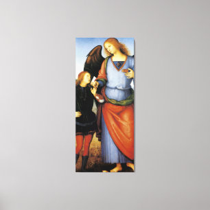Lienzo Archangel Raphael con Tobias