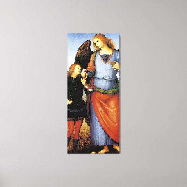 Lienzo Archangel Raphael con Tobias (Anverso)