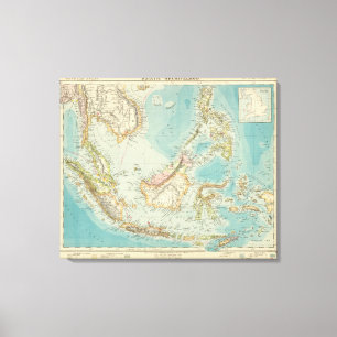 Lienzo Archipiélago asiático 2