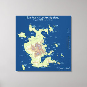 Lienzo Archipiélago de San Francisco, 200' subida 32" de