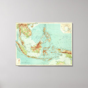 Lienzo Archipiélago malayo