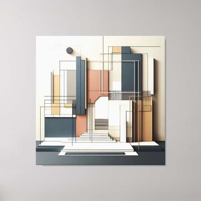 Lienzo Architectural Balance Grid (Anverso)