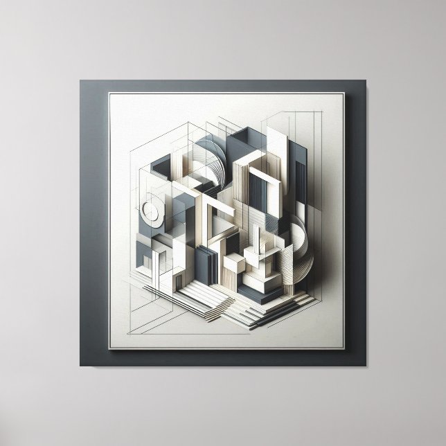 Lienzo Architectural Depth Matrix (Anverso)