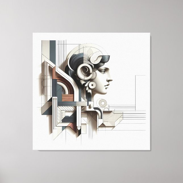 Lienzo Architectural Line Profile (Anverso)