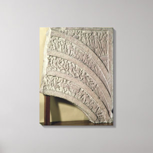 Lienzo Architrave desde la entrada, arenisca roja, Mathur