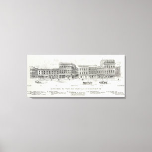 Lienzo Arcilla y Washington del lado oeste de Montgomery