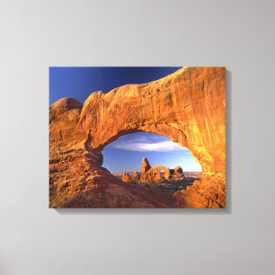 Lienzo Arco de torreta, Parque Nacional Arches, Utah, Est