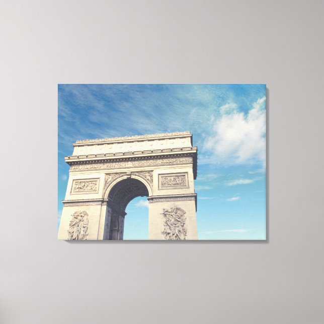 Lienzo Arco de Triunfo París (Anverso)