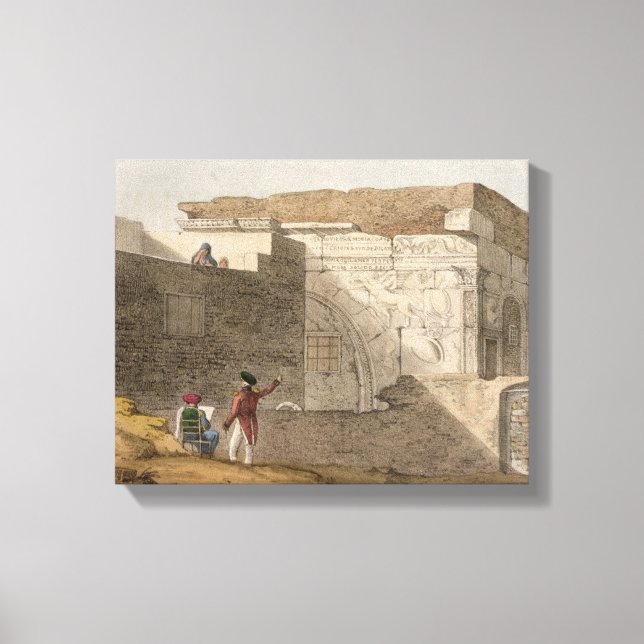 Lienzo Arco de Triunfo, Trípoli, plato 4 de 'A Narrative (Anverso)
