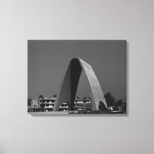 Lienzo Arco del Soldado Desconocido Vintage Irak Bagdad