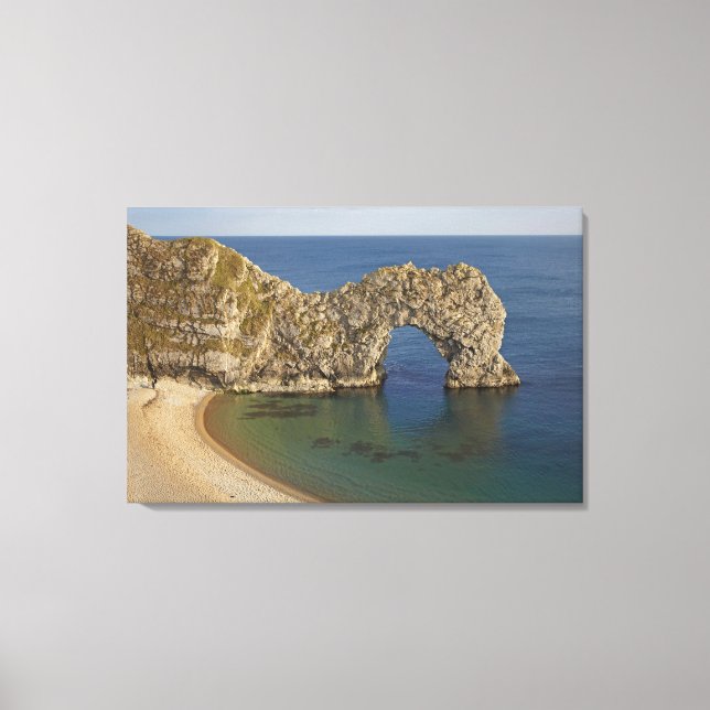 Lienzo Arco Durdle Door, Patrimonio Mundial de la Costa J (Anverso)