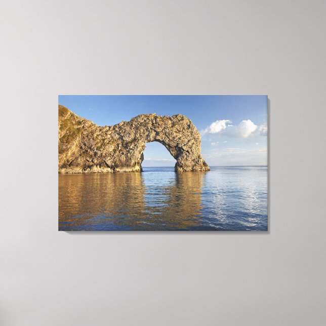 Lienzo Arco Durdle Door, Patrimonio Mundial de la Costa J (Anverso)