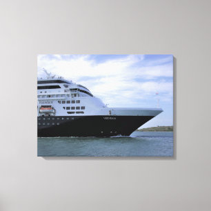 Lienzo Arco liso del barco de cruceros