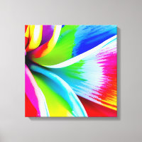 Arcoiris Acuarela Flor Rasgo