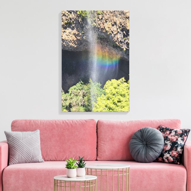 Lienzo Arcoiris de cascada (Insitu (Sala de estar))