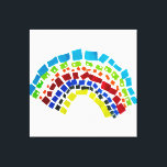 Lienzo Arcoiris de papel<br><div class="desc">Arcoiris de papel</div>