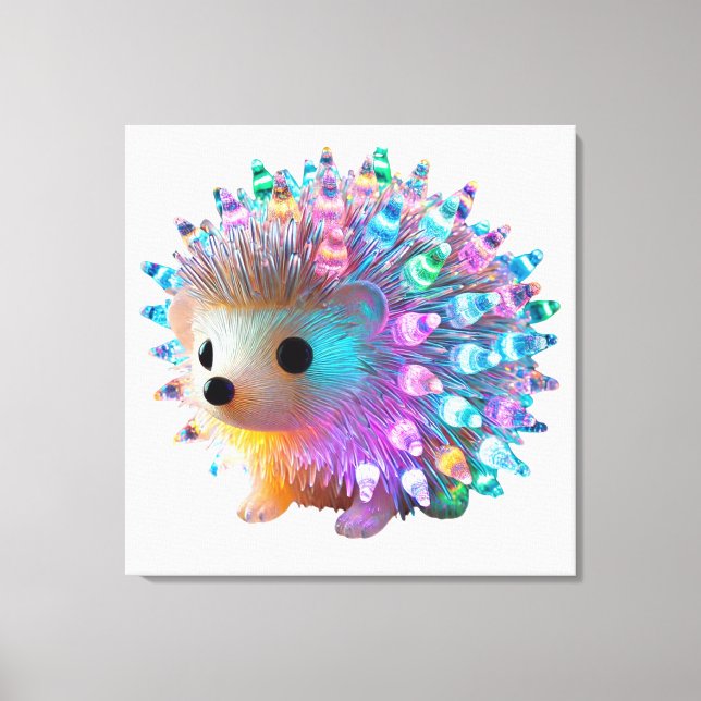 Lienzo Arcoiris Hedgehog Delight (Anverso)