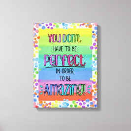 Lienzo Arcoiris Inspirador perfectamente asombroso