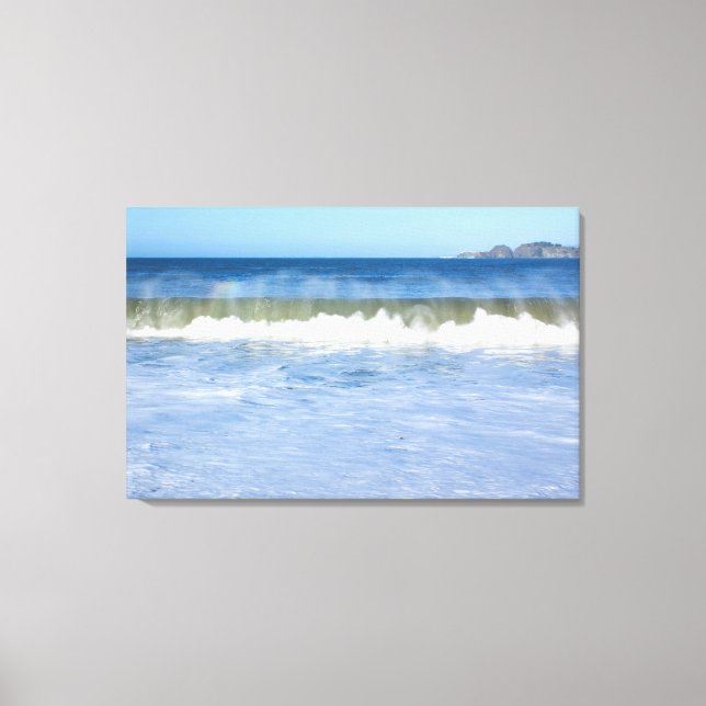 Lienzo Arcoiris Ocean Wave Triptych Wall Art (Anverso)