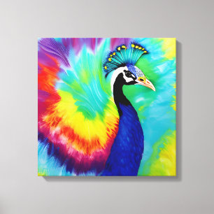 Lienzo Arcoiris Peacock Streaming