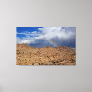 Lienzo Arcoíris sobre Alabama Hills