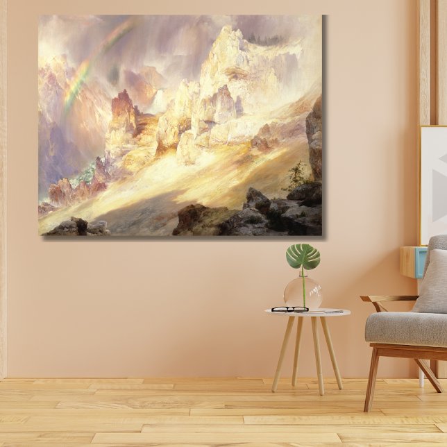 Lienzo Arcoiris sobre piedra amarilla, Moran 1900 (Subido por el creador)