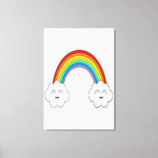 Lienzo Arcoiris sonriente